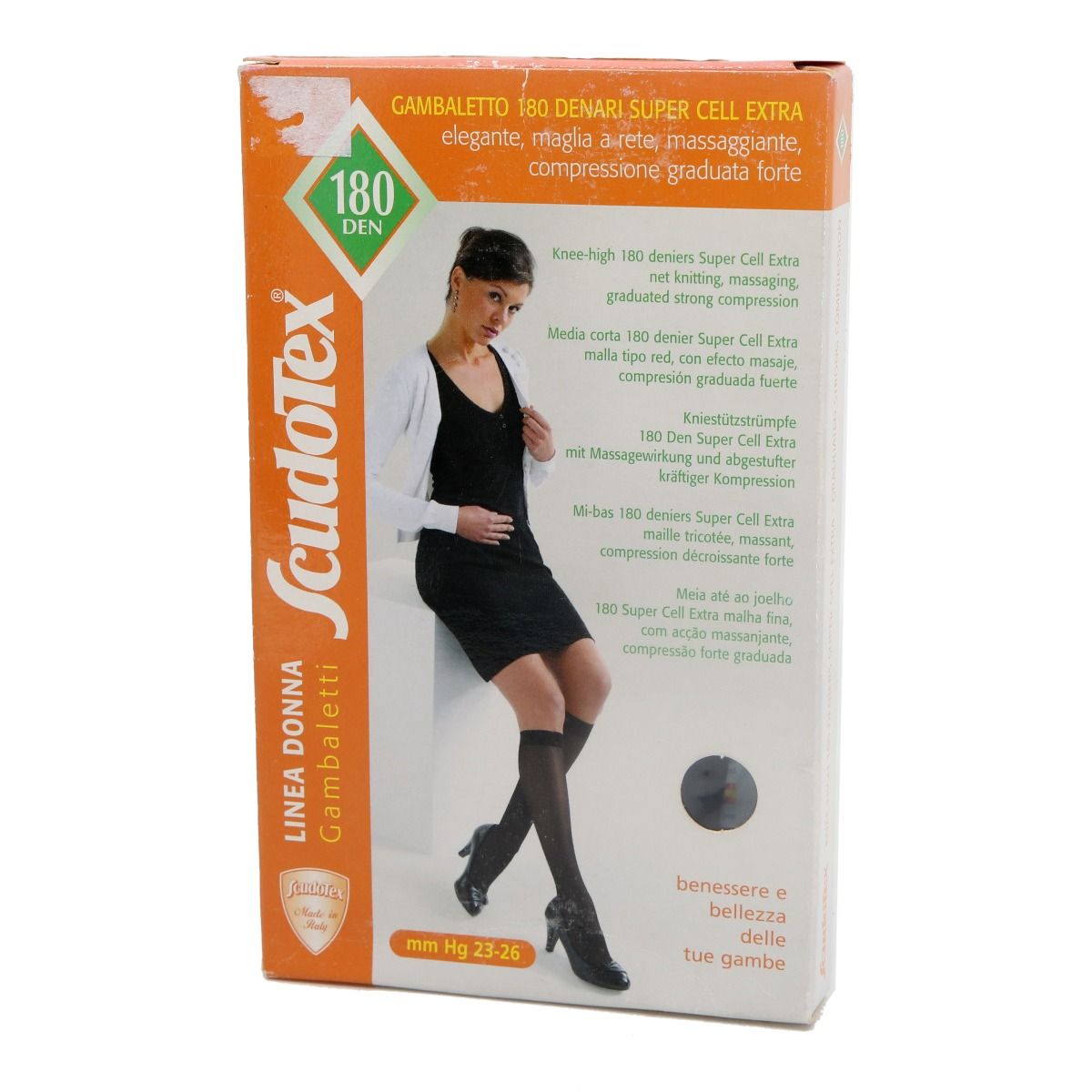 LUROPAS - ლუროპასი  ანტივარიკოზული წინდა დაბალი II კომპრესია შავი M 2593