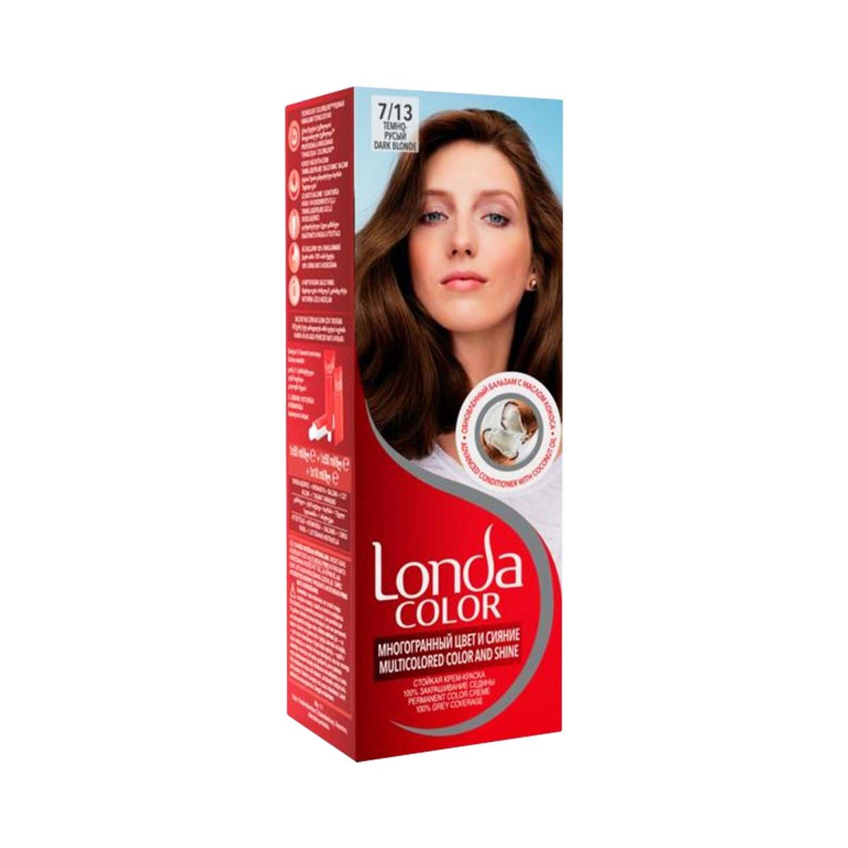 Londa - ლონდა თმის საღებავი მუქი ქერა 7/13 4151/6687