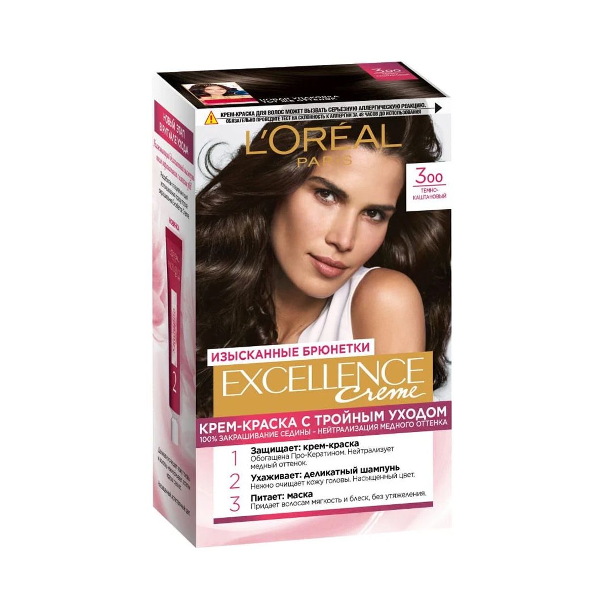 Loreal - ლორეალი თმის საღებავი Excellence N300 2892/1102