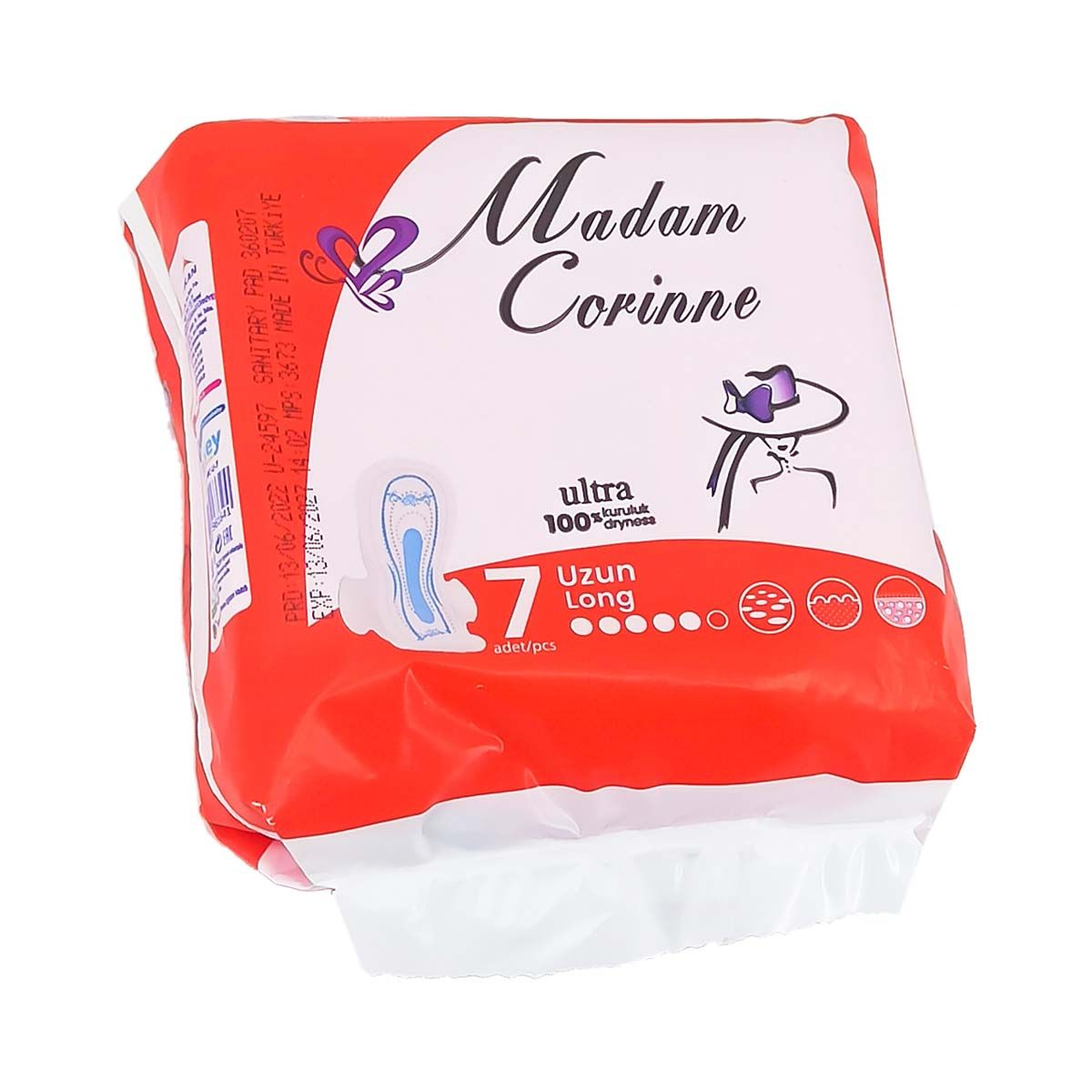 Madam Corinne - მადამ კორინიჰიგიენური საფენი LONG 7 ცალი 1641