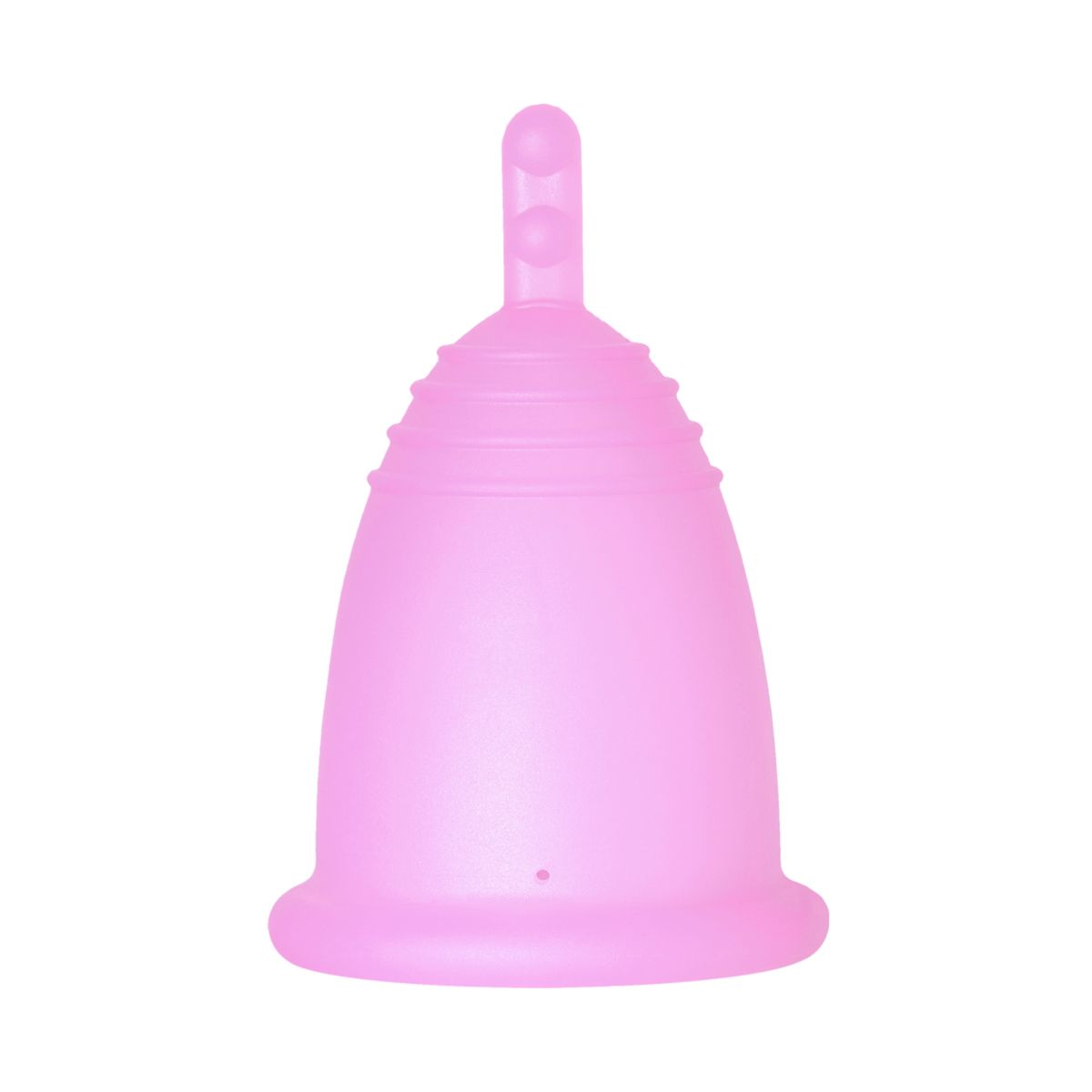 Me Luna - მი ლუნა მენსტრუალური ჭიქა SOFT ღერო ვარდისფერი M