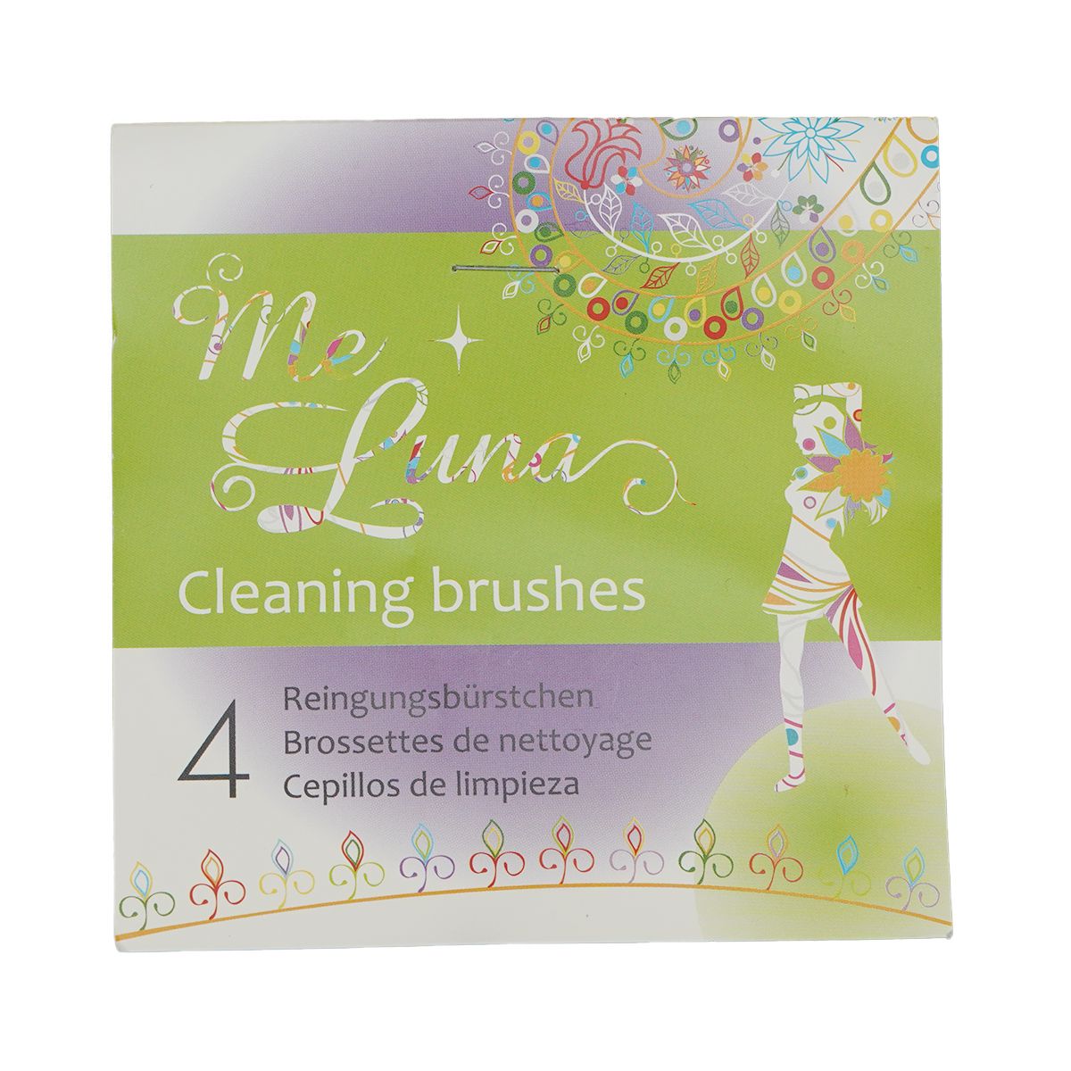 Me Luna - მი ლუნა მენსტრუალური ჭიქის ჯაგრისი 4 ცალი 4568