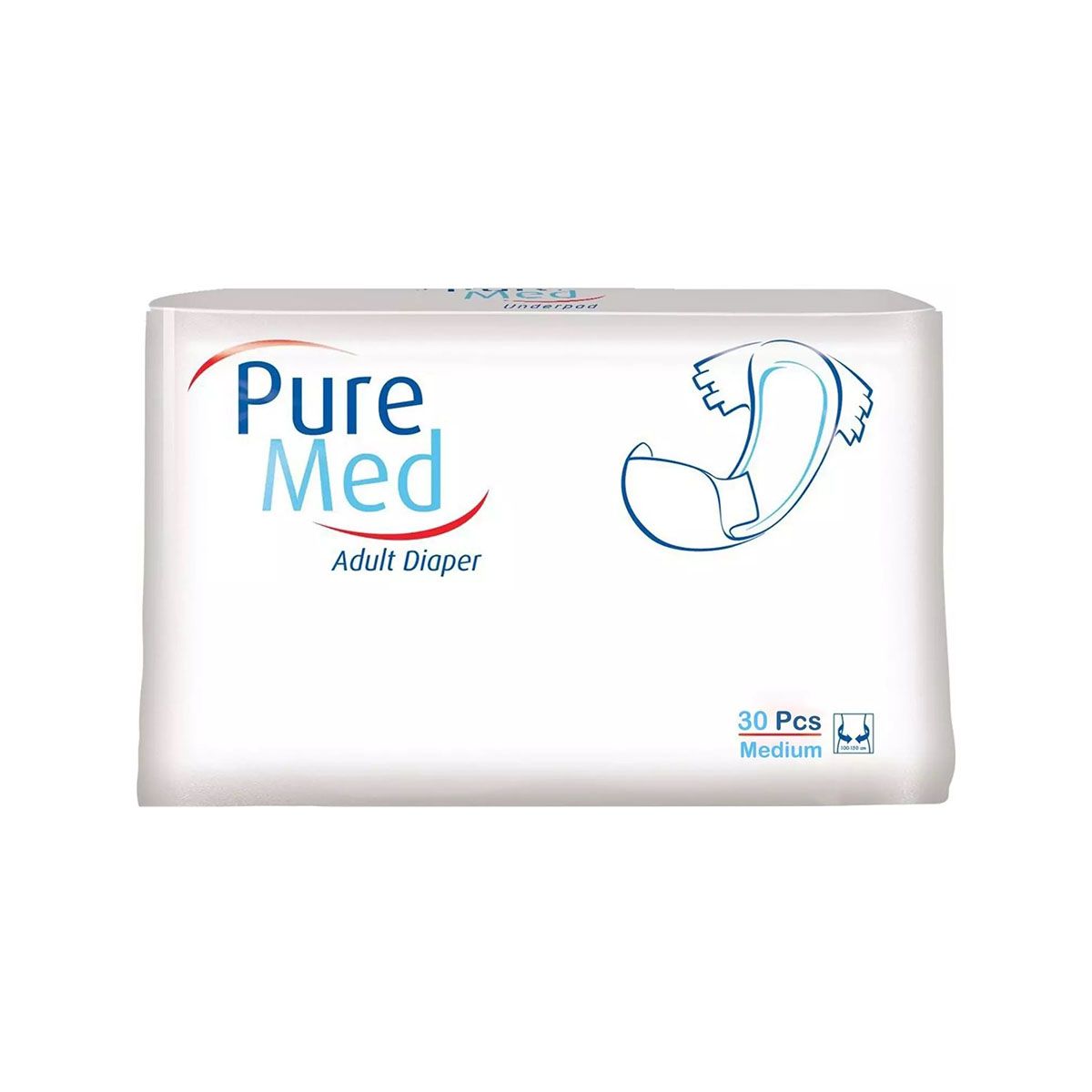 PureMed - პიურმედი მოზრდილთა საფენები M 30 ცალი 9075