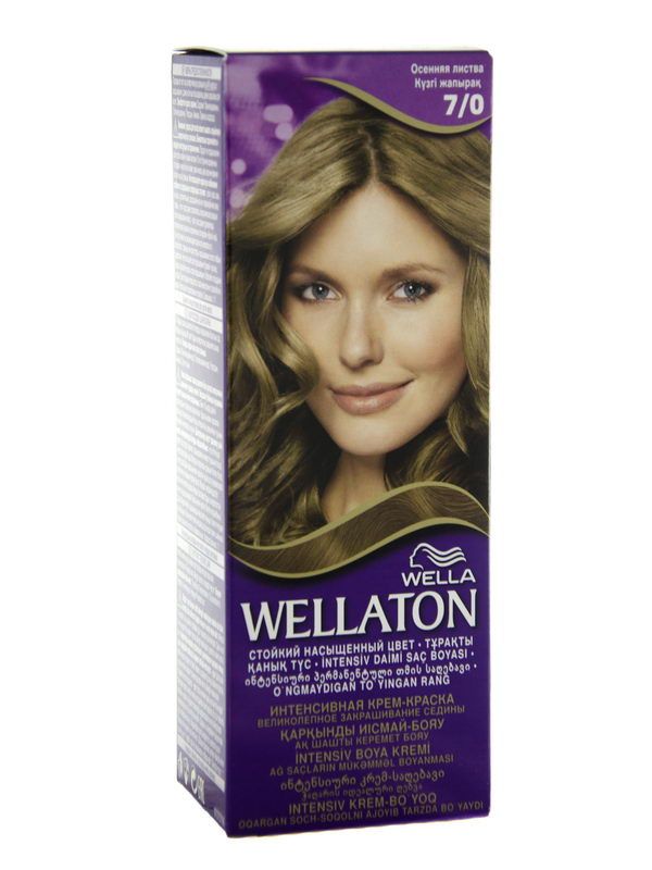 Wellaton - ველატონი თმის საღებავი მუქი ქერა 7/0 0284/1020