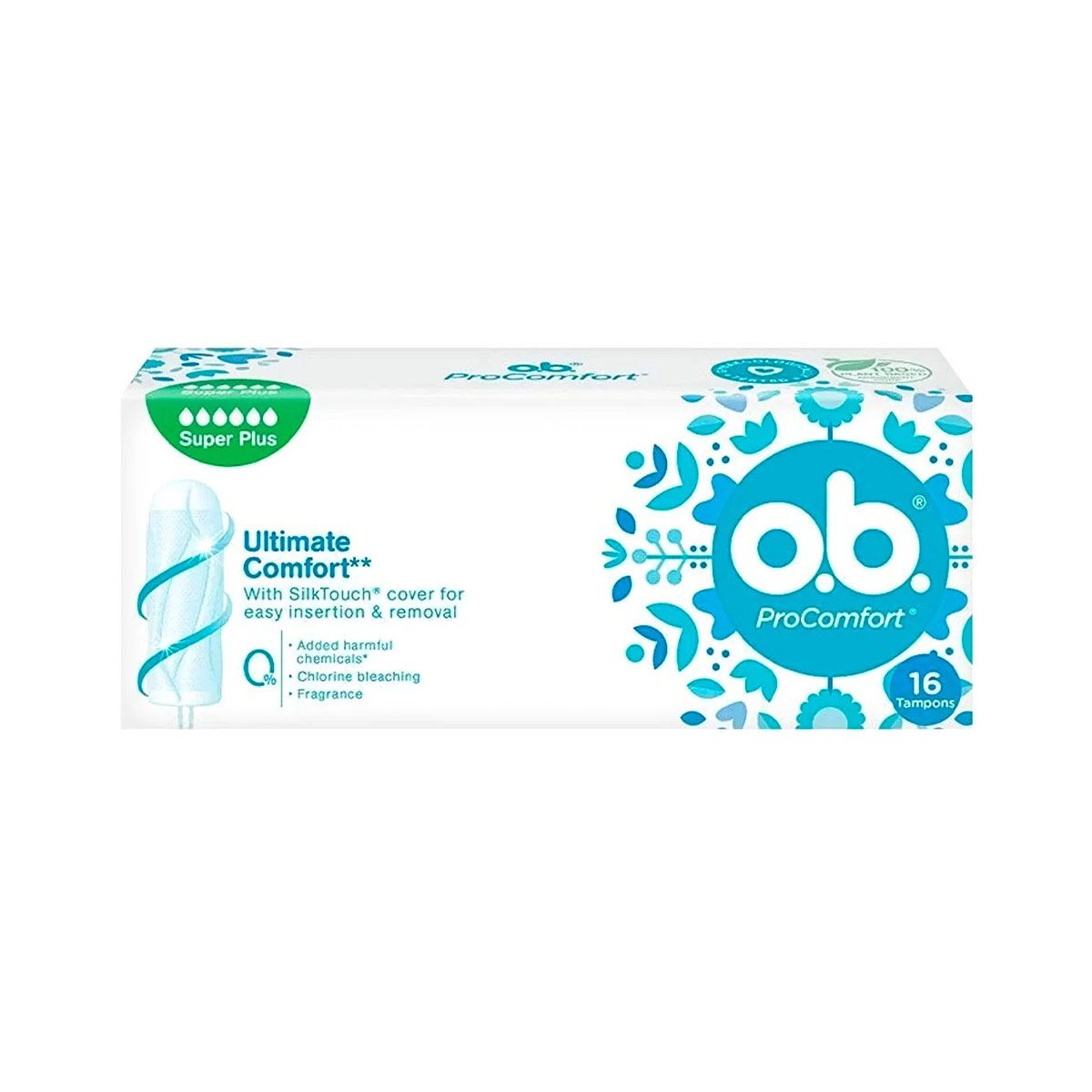 o.b. - ო.ბი. ტამპონი პროკომფორტ სუპერ პლუსი 16 ცალი 7830