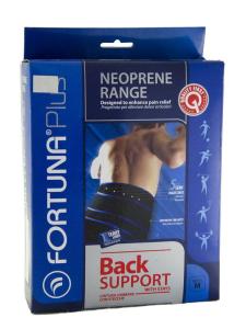 Fortuna plus - ფორტუნა პლიუსი ნეოპრენი წელის ქამარი საზურგით- ზომა M