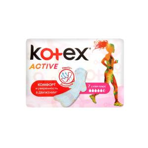 Kotex - კოტექსი საფენი სუპერ პლიუსი 7 ცალი 0549