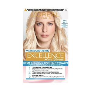 Loreal - ლორეალი თმის საღებავი Excellence 01 2172/1140