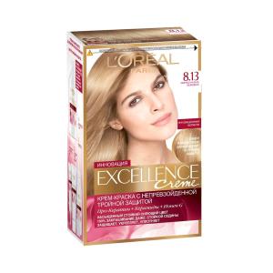 Loreal - ლორეალი თმის საღებავი Excellence 8.13 2713/1249