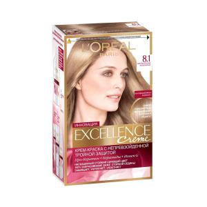 Loreal - ლორეალი თმის საღებავი Excellence 8.1 2325/1171