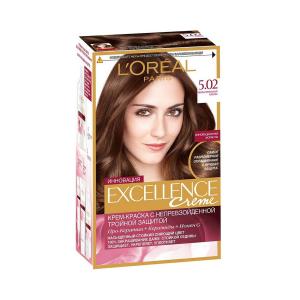 Loreal - ლორეალი თმის საღებავი Excellence N 5.02 3734