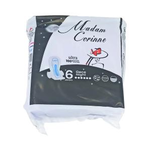 Madam Corinne - მადამ კორინიჰიგიენური საფენი NIGHT 6 ცალი 1658