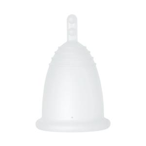 Me Luna - მი ლუნა მენსტრუალური ჭიქა CLASSIC ღერო. გამჭვირვალე M