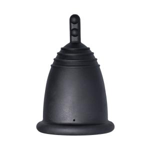 Me Luna - მი ლუნა მენსტრუალური ჭიქა CLASSIC ღერო. შავი L