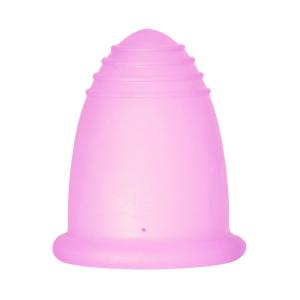 Me Luna - მი ლუნა მენსტრუალური ჭიქა SOFT ბეიზ. ვარდისფერი L