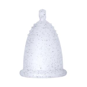 Me Luna - მი ლუნა მენსტრუალური ჭიქა SOFT ბურთი ნაცრისფერი M