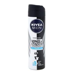 Nivea - ნივეა მამაკაცის დეოდორანტი სპრეი უჩინარი შავ და თეთრ ტანსაცმელზე 150მლ 9313