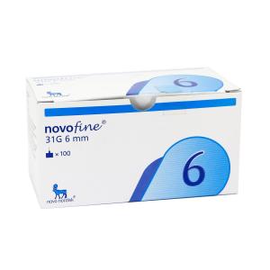 Novofine - ნოვოფაინი 31G 0.25*6მმ  1 შპრიცკალმის ნემსი