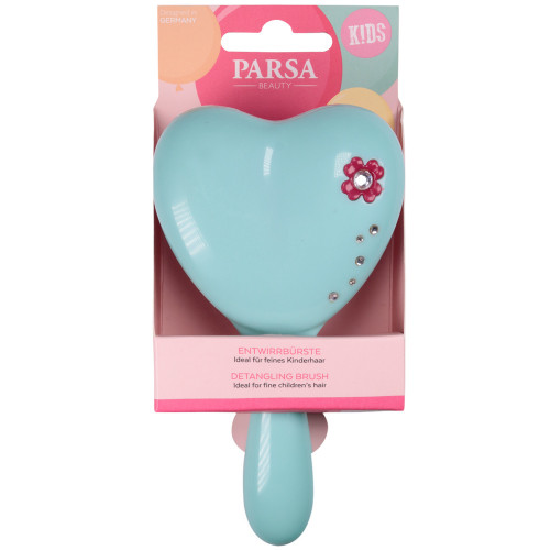 პარსა - საბავშვო სავარცხელი ჯადოსნური გული ცისფერი