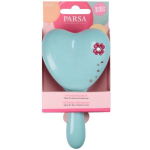 პარსა - საბავშვო სავარცხელი ჯადოსნური გული ცისფერი