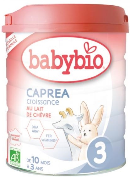 Babybio CAPREA 3 ადაპტირებული თხის რძე 800 გ