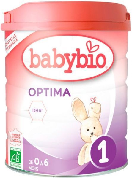 Babybio OPTIMA 1 ადაპტირებული რძე 800 გ