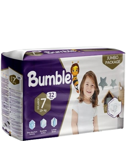 Bumble ბავშვის საფენი 7 ზომა 32ც