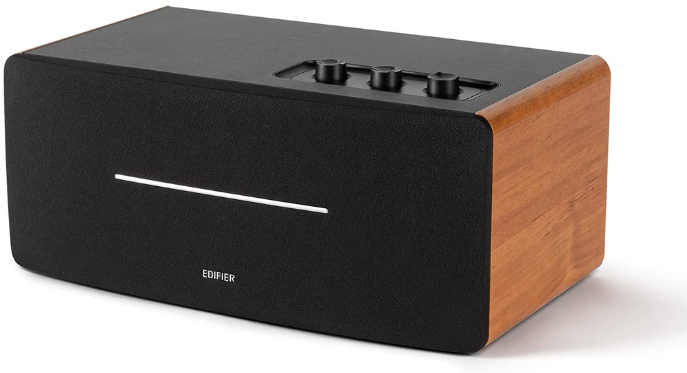 Edifier D12 70W Bluetooth Integrated Desktop Stereo Speaker Black/Brown