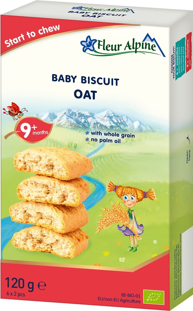 Fleur Alpine საბავშვო შვრიის ორცხობილა