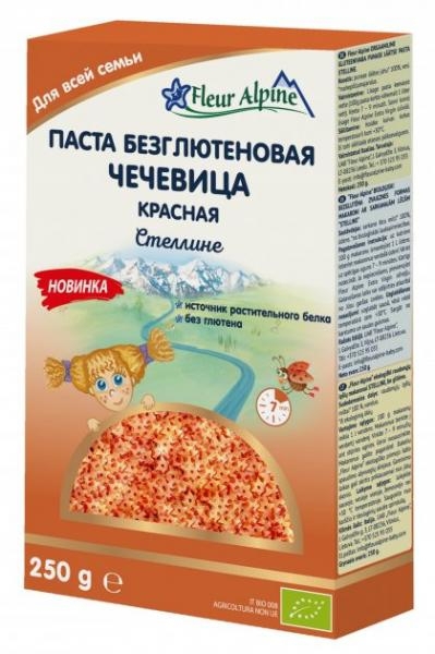 Fleur Alpine უგლუტენო მაკარონი წითელი ოსპისგან