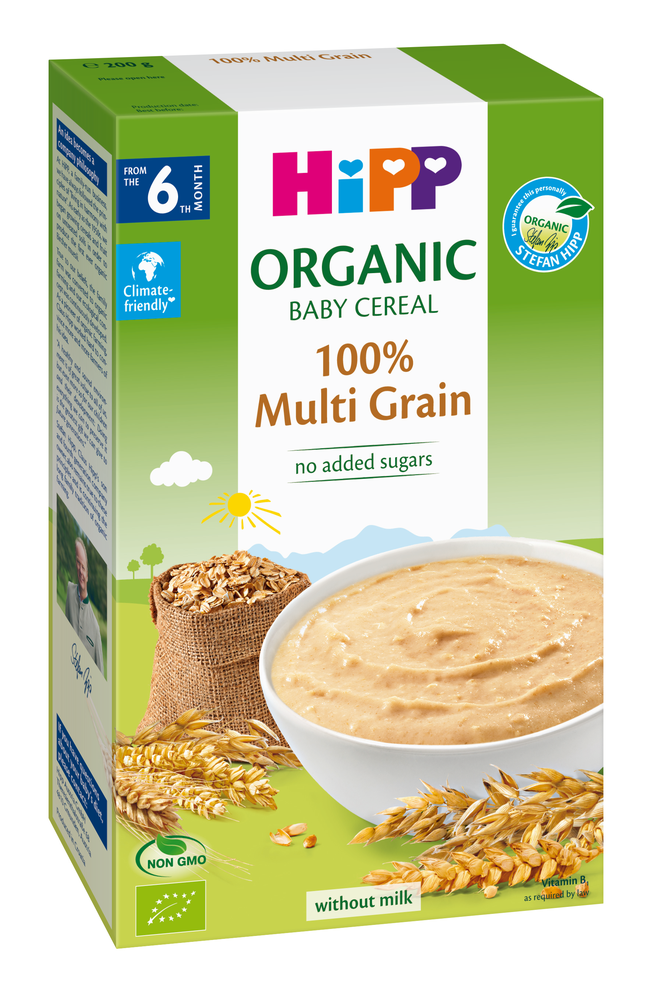 Hipp "Multi Grain" ურძეო ფაფა 200 გ