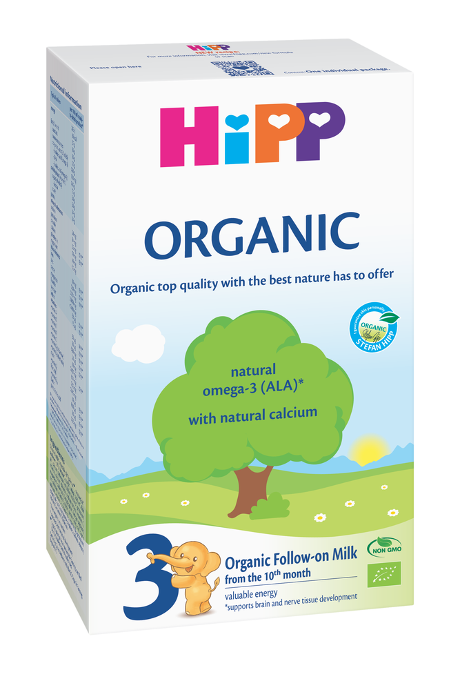 Hipp Organic 3 ადაპტირებული რძე 300 გ