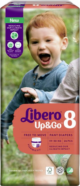 Libero ბავშვის ტრუსი Up&Go 8 ზომა 26ც