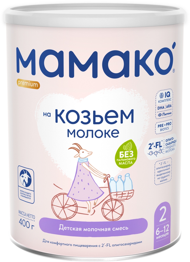 Mamako Premium 2 თხის რძე 400 გ