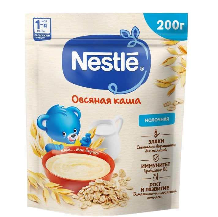 Nestle რძიანი შვრიის ფაფა 200 გ