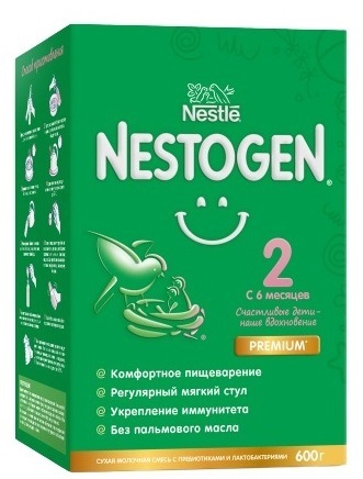 Nestogen 2 ადაპტირებული რძე 600 გ