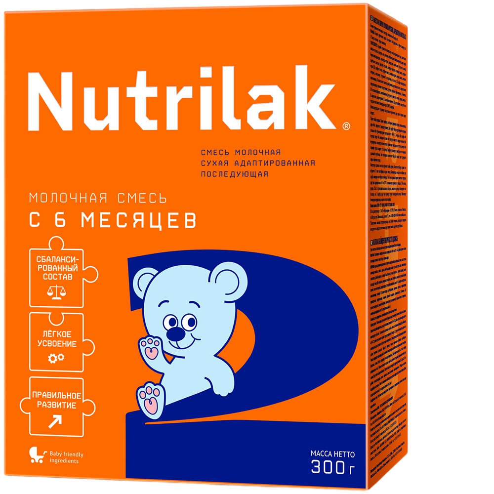 Nutrilak 2 ადაპტირებული რძე 300 გ