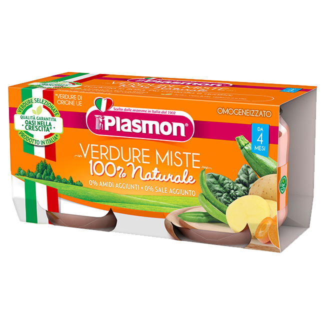 Plasmon შერეული ბოსტნეულის პიურე