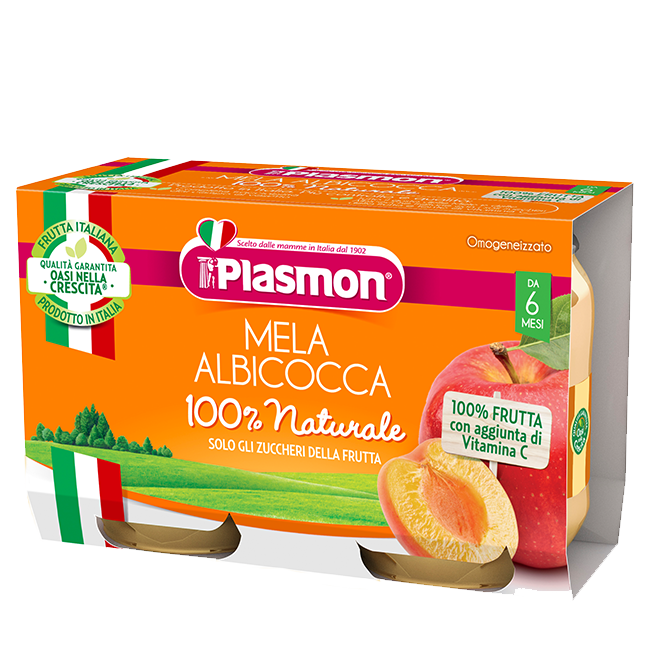 Plasmon ხილფაფა ვაშლი & გარგარი