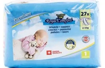 Royal Comfort ბავშვის საფენი 1 ზომა 27ც