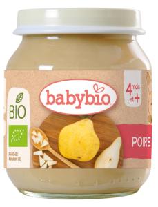 Babybio კონფიტიური მსხალი 130 გ