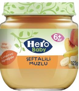 Hero Baby ხილფაფა ბანანი & ატამი 120 გ