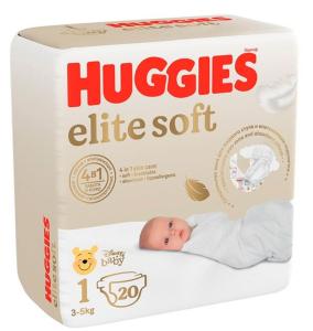 Huggies Elite Soft ბავშვის საფენი 1 ზომა 84ც