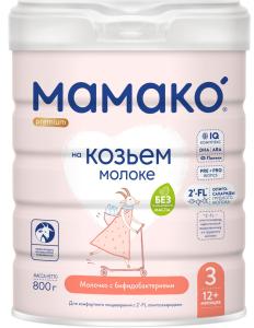 Mamako Premium 3 თხის რძე 800 გ