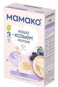 Mamako შვრიის ფაფა თხის რძეზე შავი ქლიავით 200 გ