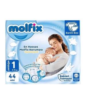 Molfix ბავშვის საფენი 1 ზომა 44ც