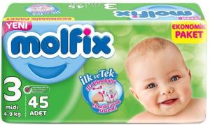 Molfix ბავშვის საფენი 3 ზომა 45ც