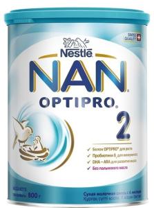 Nan Opti Pro 2 ადაპტირებული რძე 800 გ