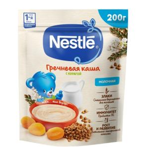 Nestle რძიანი წიწიბურას ფაფა გარგის ჩირით 200 გ