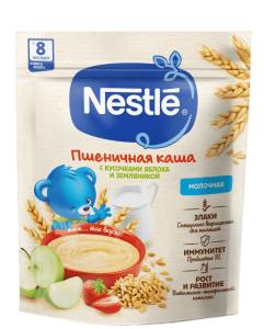 Nestle რძიანი ხორბლის ფაფა ვაშლი და მარწყვი 200 გ